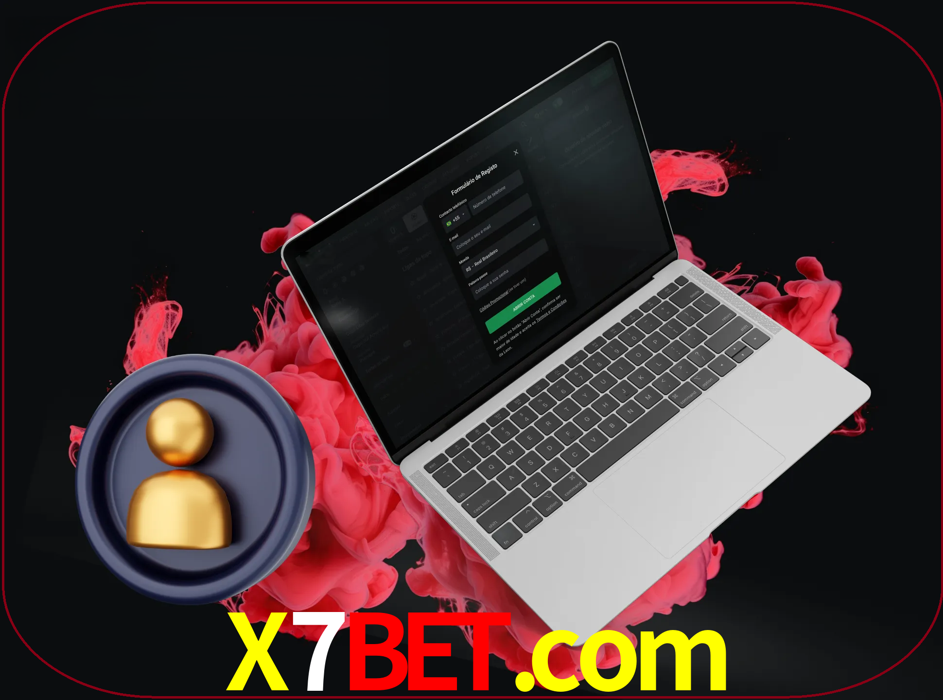 No cabeçalho do site x7bet, clique no botão que o levará a um formulário especial onde terá de introduzir as suas informações actuais.