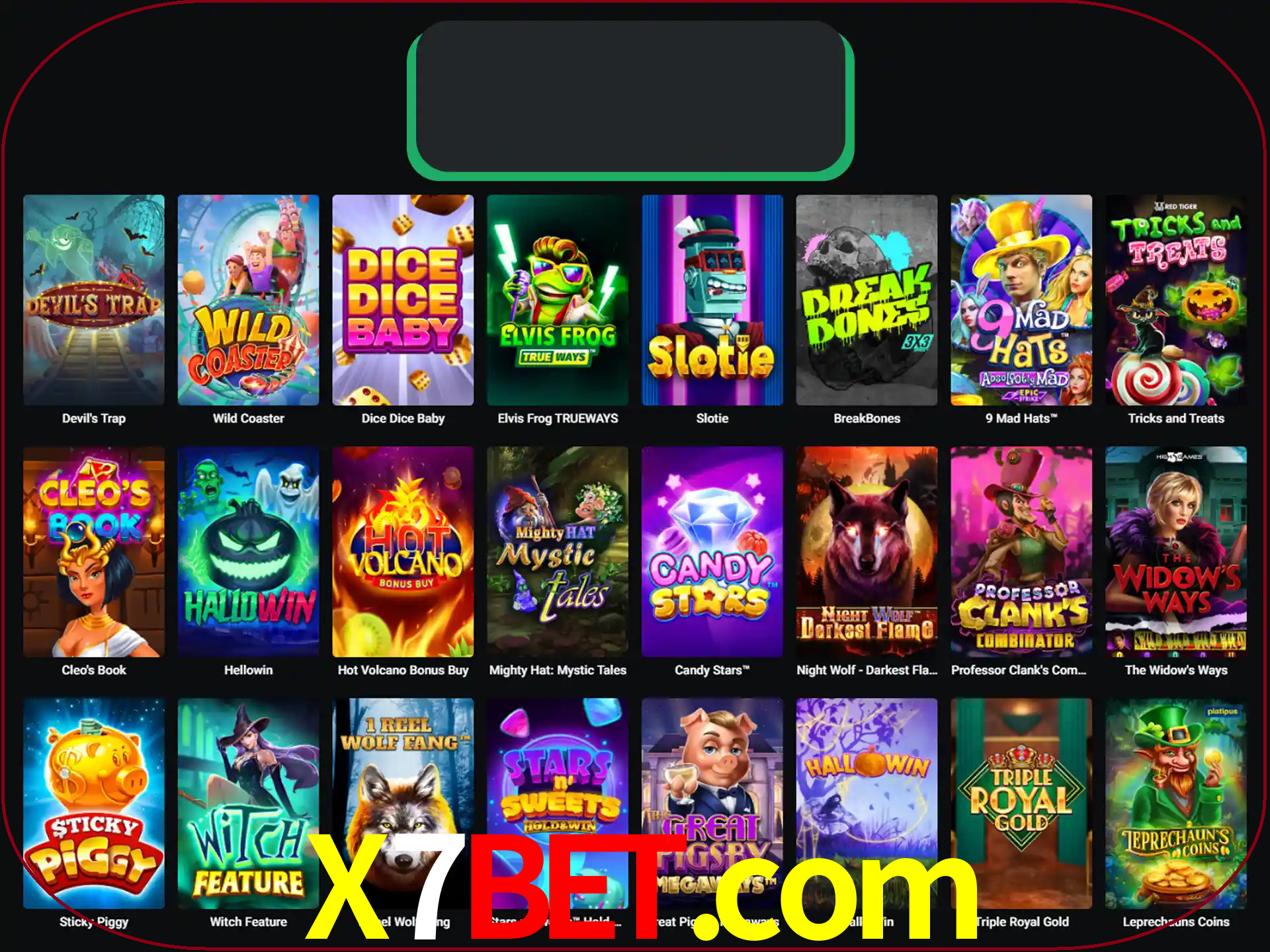 Procure por seus amados jogos de slot.